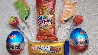 Unwrapping Kinder Joy Surprises amp Tasty Lollipops – Candy Heaven 🎁🍭🍬🍫🍩 [upl. by Axe]