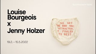 quotLouise Bourgeois x Jenny Holzer The Violence of Handwriting Across a Pagequot [upl. by Harte]