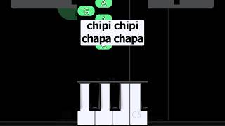 chipi chipi chapa chapa dubi dubi daba daba  Piano Tutorial [upl. by Zorana]