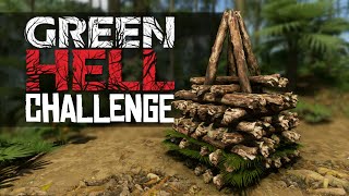 THE BONFIRE CHALLENGE Green Hell Challenge [upl. by Madalyn3]