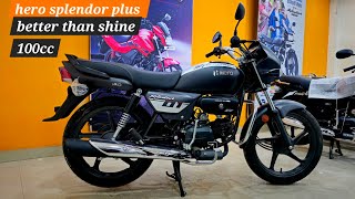 New Hero splendor plus grey colour 🔥 2024 splendor plus detailed review 👀 [upl. by Yerhpmuh941]