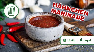 Würzige Marinade für Hähnchen selber machen  Chefkoch [upl. by Elawalo]