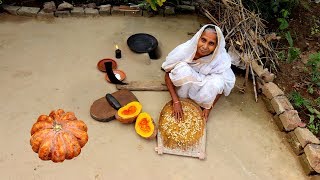 Bangali Recipe Fried Pumpkin Seeds Paste by our Grandmother  Indian Village Food Recipes [upl. by Mingche]