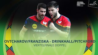 OvtcharovFranziska  DrinkhallPitchford I Viertelfinale Doppel I WM 2023 in Durban [upl. by Aryan689]