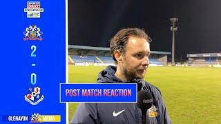 REACTION  Post Match Interview  Glenavon 20 Loughgall  181123 [upl. by Cristie52]