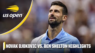 Novak Djokovic vs Ben Shelton Full Match Highlights  2023 US Open Semifinals [upl. by Yesiad]