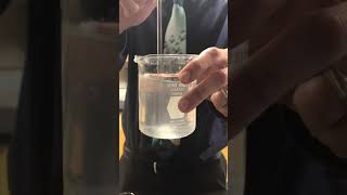 Sodium chloride into water [upl. by Ecirtal]