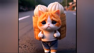 New kitkat Hindi Story  Cat Cartoon Hindi kahani  Trending Cat Video [upl. by Aneri]