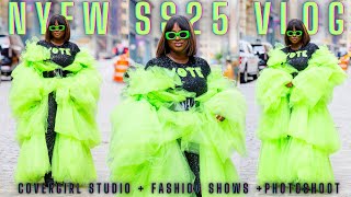 NYFW Vlog  Covergirl Studios Sergio Hudson Runways Show [upl. by Sutit]