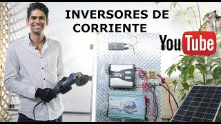 Inversores de corriente  Convertidores para instalación Solar  Características 12V 110VAC [upl. by Story]