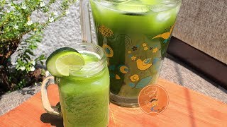 REFRESCANTE Agua de Pepino con Limón y Perejil [upl. by Michiko421]