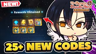 25 NEW CODES 9000 FREE DIAMONDS AND MORE  7DS Idle Adventure [upl. by Leela]