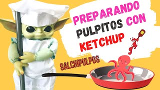 TUTORIAL PREPARAMOS PULPITOS CON KETCHUP DELICIOSO [upl. by Ahsiel554]