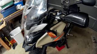 2016 Honda CB500X Adventure Barkbusters Installation [upl. by Einuj687]