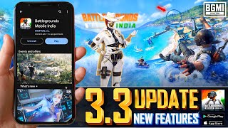 BGMI NEW UPDATE 33  New Features Confirmed  What To Expect amp More  NATURAL YT [upl. by Aved645]