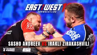 IRAKLI ZIRAKASVILI VS SASHO ANDREEV  EAST VS WEST 12 World Middleweight Title Match [upl. by Nagam415]