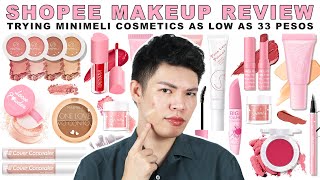 33 PESOS NA FOUNDATION MINIMELI COSMETICS HONEST REVIEW amp THOUGHTS SOBRANG MURA GRABE [upl. by Junia47]