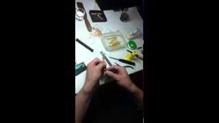 Oboe Reed Making 4（糸巻き） [upl. by Einahpetse]