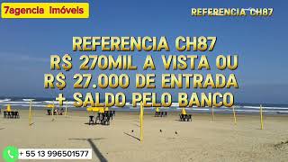 NOVIDADE  CASA LADO PRAIA R 270MIL FINANCIADO POR BANCO 2 DORMITÓRIOS 3 VAGAS NA GARAGEM COBERTA [upl. by Glenden]