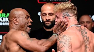 Mike Tyson SLAPS Jake Paul Ahead of Fight [upl. by Brion]