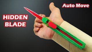 How to Make the Full Automatic Hidden Blade  Assassins Creed Hidden Blade [upl. by Stetson410]