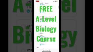 Free ALevel biology revision course perfect for AQA exams see my website [upl. by Kahaleel]