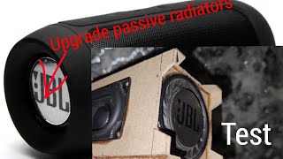 Upgrade of the passive radiators on the fake JBL Charge 2 [upl. by Carissa42]