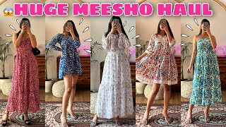 Trendy MEESHO Dresses Haul💕Starting at Rs248  Try On Haul  Rupal Yadav meesho [upl. by Ranchod]