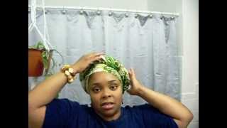 How to Head Wrap Gele or Turban  Crown Style [upl. by Corabella]