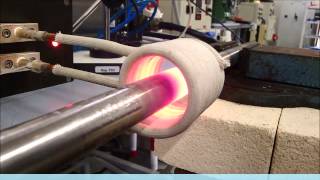 Induction heating test using 6 kW and 12 kW CEIA Generator T 650 °C [upl. by Cote774]