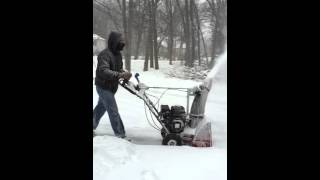 1st run with Toro Snowmaster 824 QXE [upl. by Osrock]