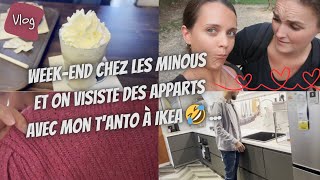 ⌜VLOG⌝ Gros HAUL Kiabi Weekend chez les minous et visite d’appartement chez Ikea avec Antho 🤣 [upl. by Buffo]