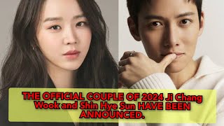 THE OFFICIAL COUPLE OF 2024 Ji Chang Wook and Shin Hye Sun HAVE BEEN ANNOUNCED [upl. by Ev234]