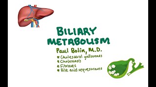 Biliary Metabolism Enterohepatic Circulation  CRASH Medical Review Series [upl. by Iru]