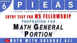 Entry test preparation for MS fellowship for math general portion [upl. by Khajeh]