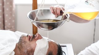 Relax Your Mind  Shirodhara in Ayurveda  Panchakarma Treatment ASMR [upl. by Noval497]