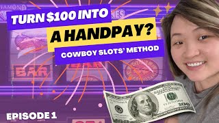 Does Cowboy Slots’ Low Budget Method to Win a Handpay Work [upl. by Haisej959]