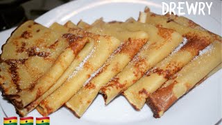 AUTHENTIC GHANA PANCAKES RECIPE [upl. by Julietta]