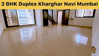 Spacious 3bhk duplex flat in Kharghar Navi Mumbai [upl. by Anwat]