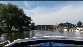 boat stuck under potter Heigham bridge [upl. by Aelahc759]