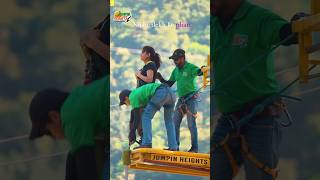 Jumpin Heights Rishikesh bungee bungeejumping jumping adventure trending viral bungy shorts [upl. by Ittam]