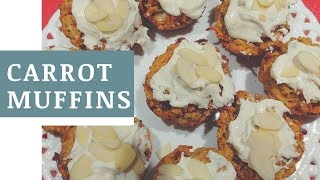 Carrot Muffins  Homemade Healthy Carrot Muffins Recipe 1SP [upl. by Carlson167]