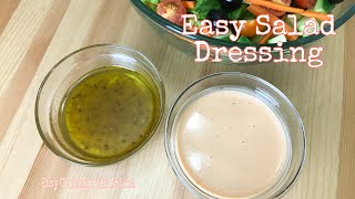 Easy Salad Dressings  Really Quick [upl. by Allac]