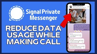 How to Use Less Data for Calls in Signal 2024 [upl. by Diad]