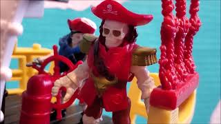 FisherPrice Imaginext Pirates Takeover the Haunted Pirate Ship [upl. by Liartnod]