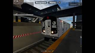 Roblox PTA Subway R143 Q Train Ridgeworth Island – 53 St [upl. by Neerhtak]