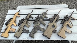 Bullpup Battle  Hellion vs MDRX vs AUG vs Tavor vs FS2000 [upl. by Leblanc]