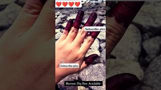 Maroon Deep Box ☑️✅  Henna Deep Box ☑️  shorts shortvideo trending ytshorts henna relaxing [upl. by Gnaht752]