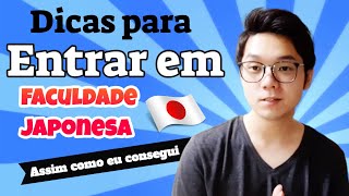 Dicas para entrar em uma Universidade Japonesa [upl. by Nyad]