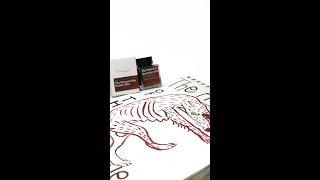 New Fountain Pen Ink Wearingeul World Literature The Hound of the Baskervilles Ink [upl. by Oigolue725]